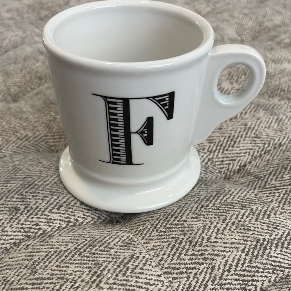 Anthropologie “F” mug